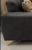 Premium 7-Seater Black Velvet Sofa Set Mai Kafar Zinariya | Abuja - 2