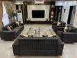 Premium 7-Seater Black Velvet Sofa Set Mai Kafar Zinariya | Abuja - 3