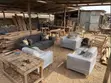 Premium 7-Seater Black Velvet Sofa Set Mai Kafar Zinariya | Abuja - 4