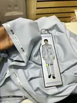 Silver Dust Men's Italian Royal Collection Fabrics - 5