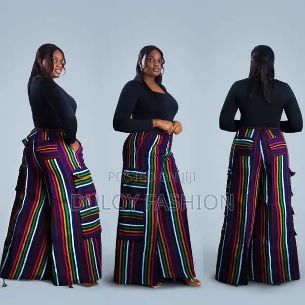 The Luxe Cargo Palazzo Trousers - 1