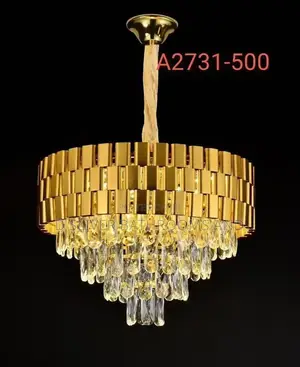Luxury Crystal Gold Chandelier Ceiling Light