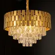 Luxury Crystal Gold Chandelier Ceiling Light - 2