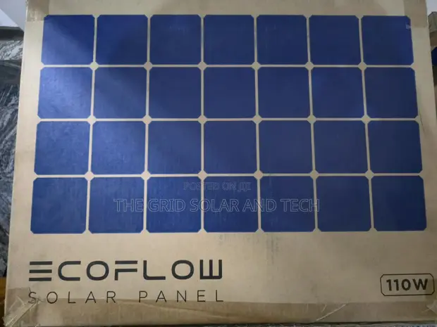 EcoFlow 110W Portable Solar Panel - High Efficiency Foldable - 1