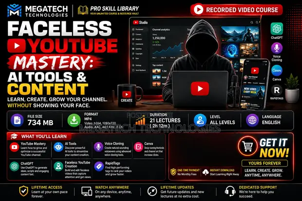 Faceless YouTube Automation Course with AI Tools - 1