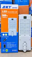 Akt 500W LED Solar Street Light | 6000lm | 2-Year Warranty - 2