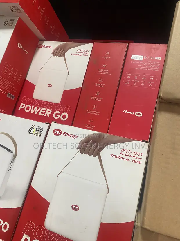 100,000mAh/130W Itel Power Go Power Bank - 1