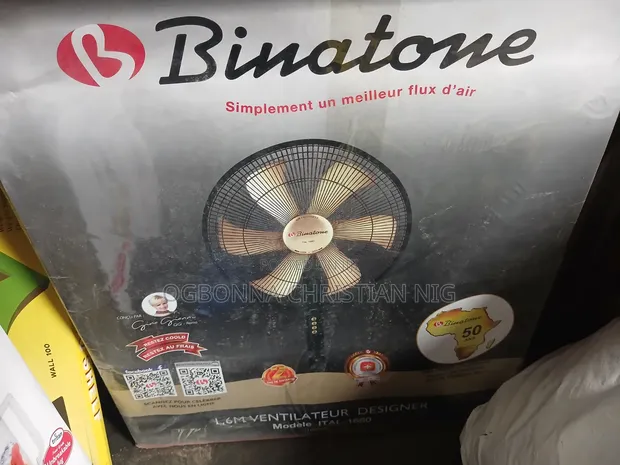 Binatone 16-inch Rechargeable Standing Fan - 1