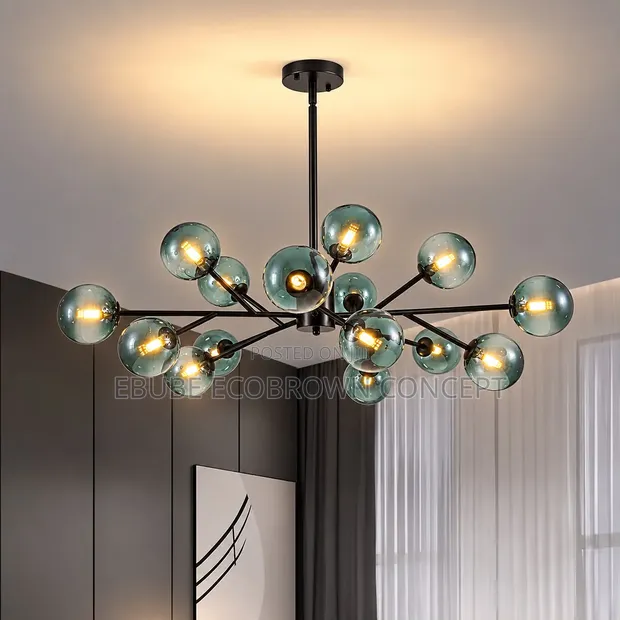 New Luxury Nordic Chandelier Light - 15 Globes - 1