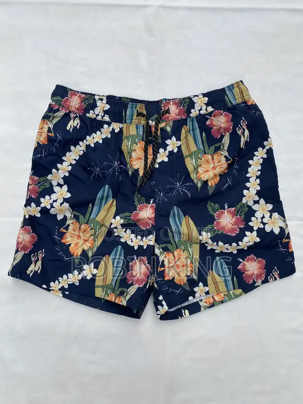 Jack & Jones Floral Beach Swim Trunks - Size S - 1