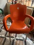 Royal Pink Filin Kujerar Bar da Kafa ta Karfe - 2