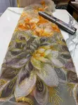 Premium Neon Beaded Lace Fabric - 1
