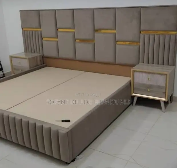 6x6 Bed Frame - Brand New - 1