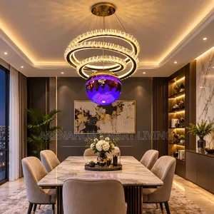 Modern Minimalist LED Chandelier for Living Rooms & Bedrooms