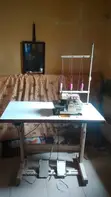 Industrial Sewing Machine with Emel EM250 Motor - 4