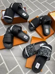 Louis Vuitton Branded Slippers - Black - 1