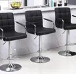 Kujerun Bar masu Hydraulic tare da Juyawa 360 & Footrest - 1