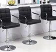 Kujerun Bar masu Hydraulic tare da Juyawa 360 & Footrest - 2