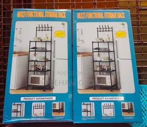 5-Layer Multi-Functional Kitchen Storage Rack with Wheels