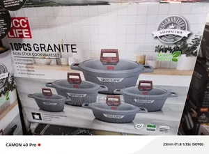 10-Piece Granite Non-Stick Cookware Set