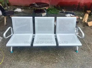 Airport Chair Without Leather - Metal 3-in-1 Waiting Chair