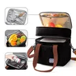 2-Layer Insulated Lunch Box - Large Compartments (Design 3) - 1