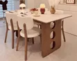 Home Interiors Dining Set Mai kujeru 4 Mai siffar Rectangle - 2