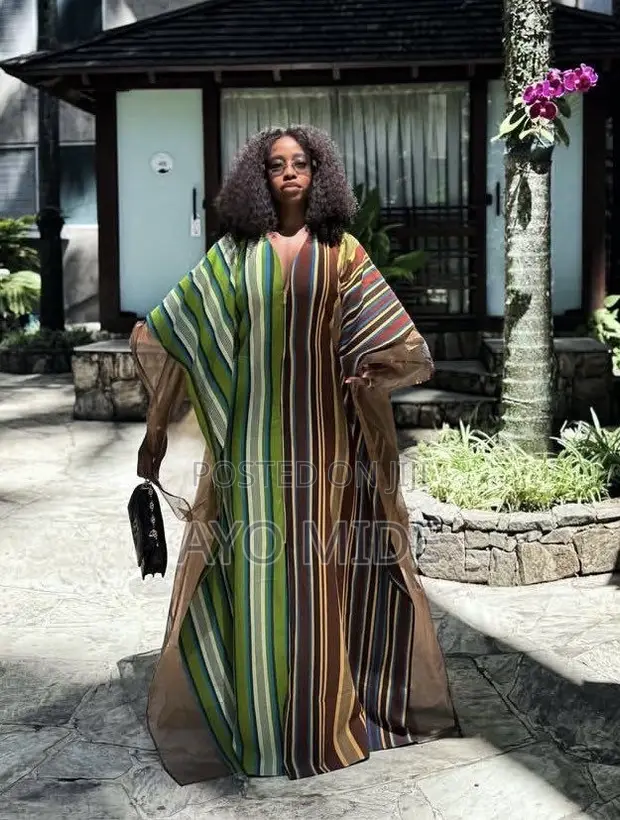 Aso Oke Bubu Gown and Two Piece Set - 1