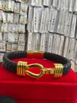 Beautiful Leather Chain Bracelet - 1