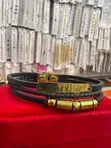 Beautiful Leather Chain Bracelet - 4