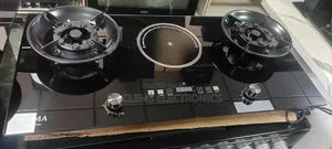 Phiima 3-Burner Built-in Gas Cooker Hob (2 Gas, 1 Electric)