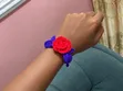 Kwalliyar Hannu ta Crochet Rose da Fiffike - 1