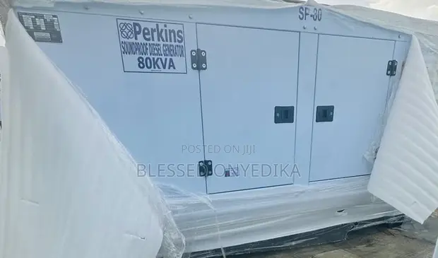Brand New 80kva Perkins Soundproof Generator - 1