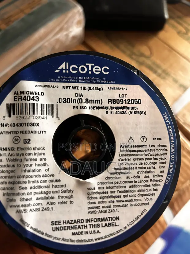 Alcotec Aluminum Welding Wire/Coil - 1