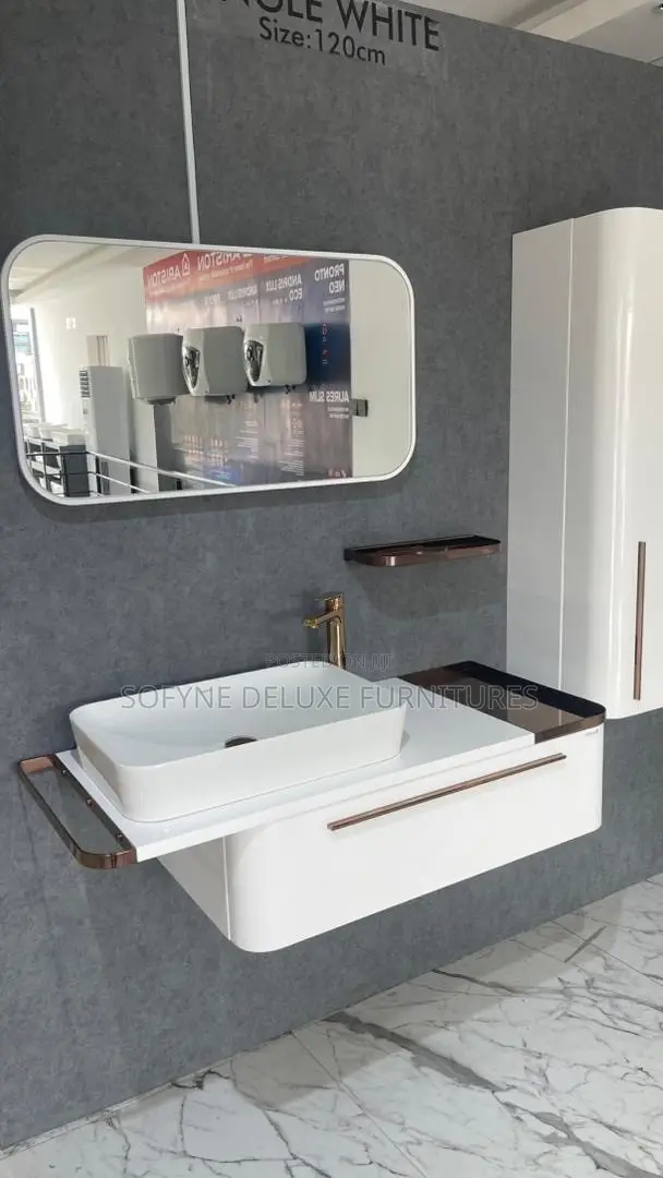 Quality Ceramic Countertop Vanity Unit Set - 1