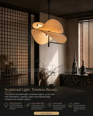 Bonnie Japandi Fabric Pendant Light