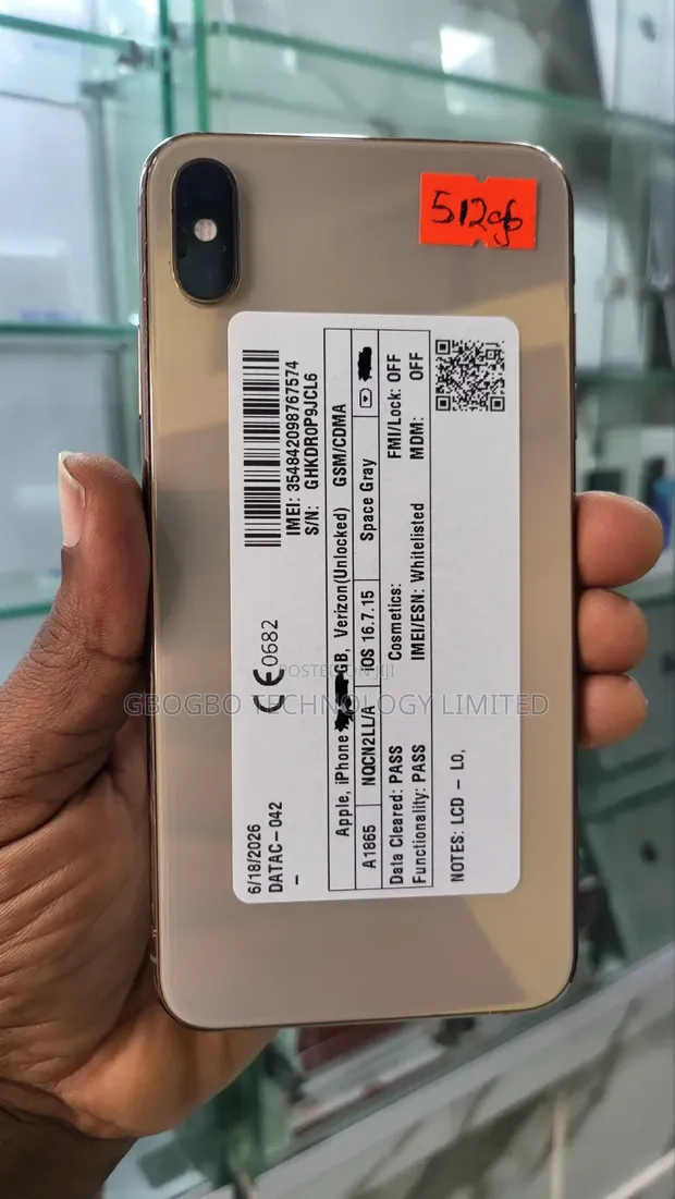 Apple iPhone XS Max 512GB Gold (UK Used) - 1