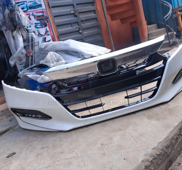Complete Used 2018 Honda Accord Bumper Assembly - 1