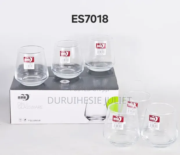 Set of 6 Whiskey Glass Cups - 1