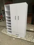 Premium Off-White HDF Wardrobe - Modern & Durable - 2