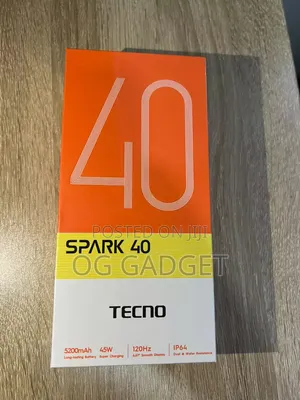 New Tecno Spark 40 256GB Silver