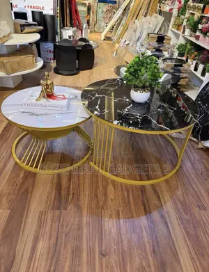 Luxury 2-in-1 Marble Center Table