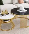 Luxury 2-in-1 Marble Center Table - 2