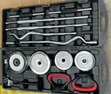 55kg Chrome Dumbbell Set with Kettlebell Handles - 2