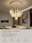 Flowing Crystal Chandelier - 2