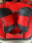 Black and Red Seat Covers for All Vehicles - 1