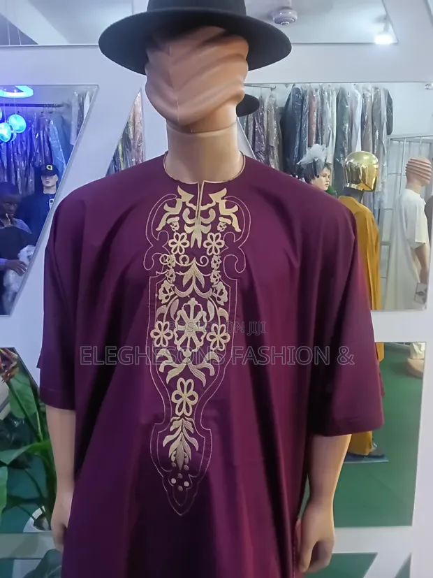 Red Dansiki Traditional African Wear - 1