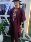 Red Dansiki Kayan Gargajiya Na Afirka - 3