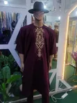 Red Dansiki Kayan Gargajiya Na Afirka - 5