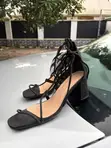 Brand New Pretty Little Thing Heeled Sandals - Black - 3